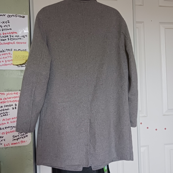 Zara Women.Coat Light Gray Clor Great Condition SZ L To XL - Picture 4 of 8